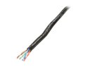 Coboc CY-CAT6-1K(CM)-ST-BK 1000 ft. Cat 6 Black Color 550Mhz UTP Network Cable 