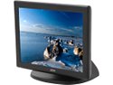 Firebox S5800 U41-T150DR-SBL Black 15" Dual serial/USB 5-wire Resistive POS Touch Screen Monitor w/ Built-in Speakers