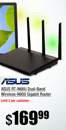 ASUS RT-N66U Dual-Band Wireless-N900 Gigabit Router