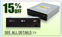 48 HOURS ONLY! 15% OFF ALL CD / DVD BURNERS