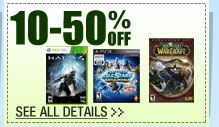 72 HOURS ONLY! 10-50% OFF SELECT PC GAMES & VIDEO GAME CONSOLES!*