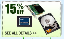 48 HOURS ONLY! 15% OFF SELECT REFURBISHED COMPONENTS!*