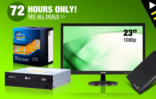 72 HOURS ONLY! See All Deals