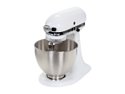 KitchenAid KSM75WH Classic Plus Tilt-Head 4 ½ Quart Stand Mixer White 
