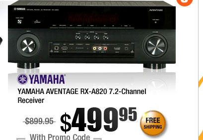 YAMAHA AVENTAGE RX-A820 7.2-Channel Receiver