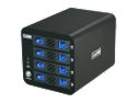 CineRAID CR-H458 Hardware RAID 0, 1, 10, 3 and RAID 5 USB 3.0 eSATA RAID SubSystem