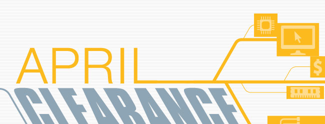 APRIL CLEARANCE