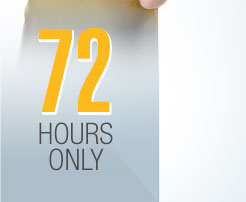 72 HOURS ONLY