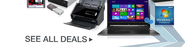 SSD, Printer, Flash, Notebook, Win7. See All Deals