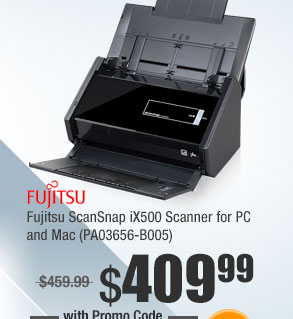 Fujitsu ScanSnap iX500 Scanner for PC and Mac (PA03656-B005)