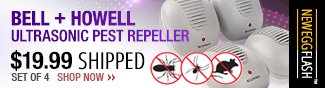 Newegg Flash - Bell + Howell Ultrasonic Pest Repeller .