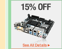 15% OFF SELECT GIGABYTE MOTHERBOARDS*