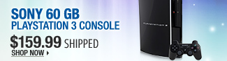 Newegg Flash  Sony 60 GB Playstation 3 Console 