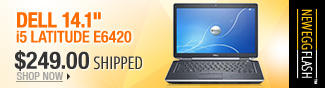 Newegg Flash  Dell 14.1" i5 Latitude E6420