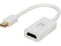 Coboc CL-AD-MDP2HD-6-WH 6 inch Dongle-style Mini DisplayPort (Thunderbolt Compatible) to HDMI Passive Adapter Converter