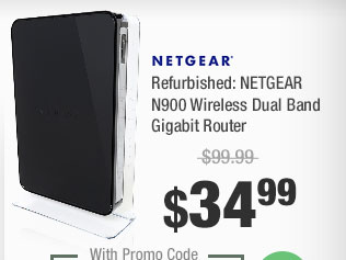 Refurbished: NETGEAR N900 Wireless Dual Band Gigabit Router