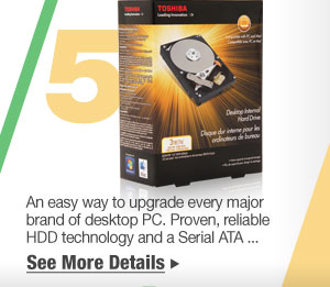 An easy way to upgrade every major brand of desktop PC. Proven, reliable HDD technology and a Serial ATA ...