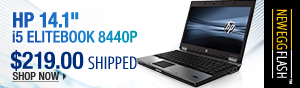 Newegg Flash – HP 14.1" i5 Elitebook 8440p 