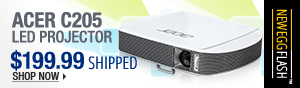 Newegg Flash – Acer C205 LED Projector