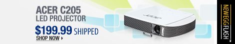 Newegg Flash – Acer C205 LED Projector