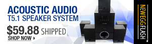 Newegg Flash - Acoustic Audio T5.1 Speaker System 