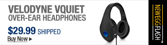 Newegg Flash  Velodyne vQuiet Over-Ear Headphones