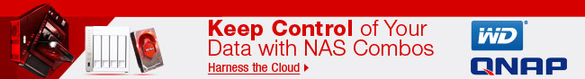 Keep Control of your data with NAS Combos