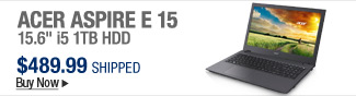 Newegg Flash  Acer Aspire E 15 15.6" i5 1TB HDD