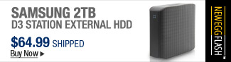 Newegg Flash  SAMSUNG 2TB D3 Station External HDD