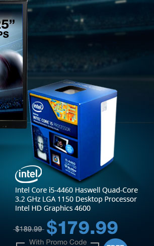 Intel Core i5-4460 Haswell Quad-Core 3.2 GHz LGA 1150 Desktop Processor Intel HD Graphics 4600