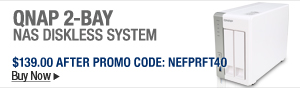 Newegg Flash – QNAP 2-Bay NAS Diskless System