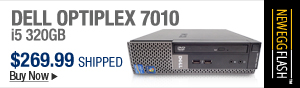 Newegg Flash – Dell Optiplex 7010 i5 320GB