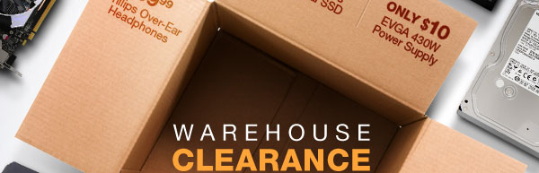 WAREHOUSE CLEARANCE