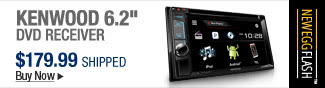 Newegg Flash  Kenwood 6.2" DVD receiver