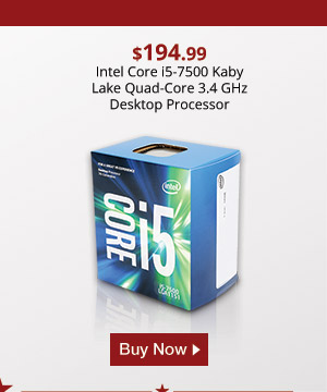 Intel Core i5-7500 Kaby Lake Quad-Core 3.4 GHz Desktop Processor