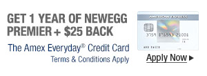 Get 1 Year of Newegg Premier + $25 Back