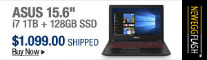 Newegg Flash – Asus 15.6 inch i7 1TB + 128GB SSD