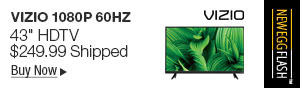 Newegg Flash - Vizio 1080p 60Hz 43" HDTV