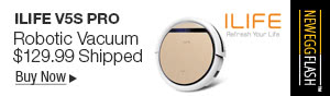 Newegg Flash - ILIFE V5S Pro Robotic Vacuum