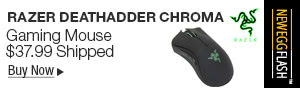 Newegg Flash - Razer DeathAdder Chroma - Multi-Color Ergonomic Gaming Mouse - 10,000 DPI Sensor 