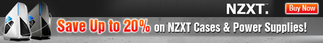 NZXT - Save Up to 20% on NZXT case & Power Supplies! Buy Now.