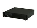 iStarUSA D-213-MATX Black Metal/ Aluminum 2U Rackmount microATX Server Chassis 1 External 5.25" Drive Bays - OEM