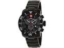 Swiss Precimax Verto Pro SP13032 Men's Black Dial Stainless Steel Chronograph Watch 