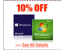 10% OFF ALL MICROSOFT WINDOWS OEM OPERATING SYSTEMS!*