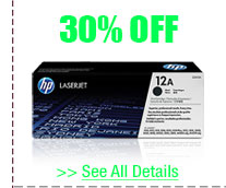 30% OFF ALL HP TONERS!*