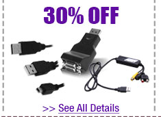 30% OFF SELECT CABLES!*