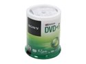 SONY 4.7GB 16X DVD+R 100 Packs Spindle Spindle Disc Model 100dpr47sp 