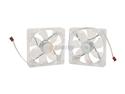 COOLER MASTER R4-L2S-122B-GP 120mm 4 Blue LED Case Fan 2 in 1 pack 