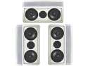 Acoustic Audio CC6 In-Wall 6.5" Left Center Right Front Speaker System 900W CC6-3S 