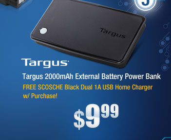 Targus 2000mAh External Battery Power Bank